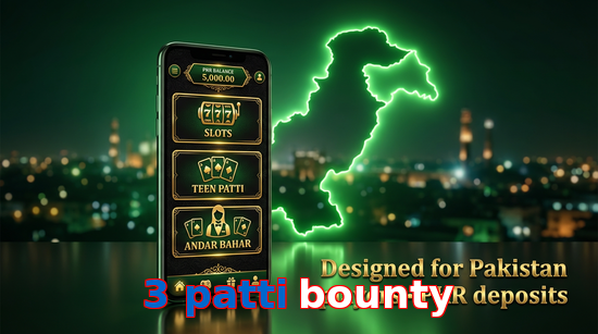 Main screen of 3 Patti Bounty pk page for PK players